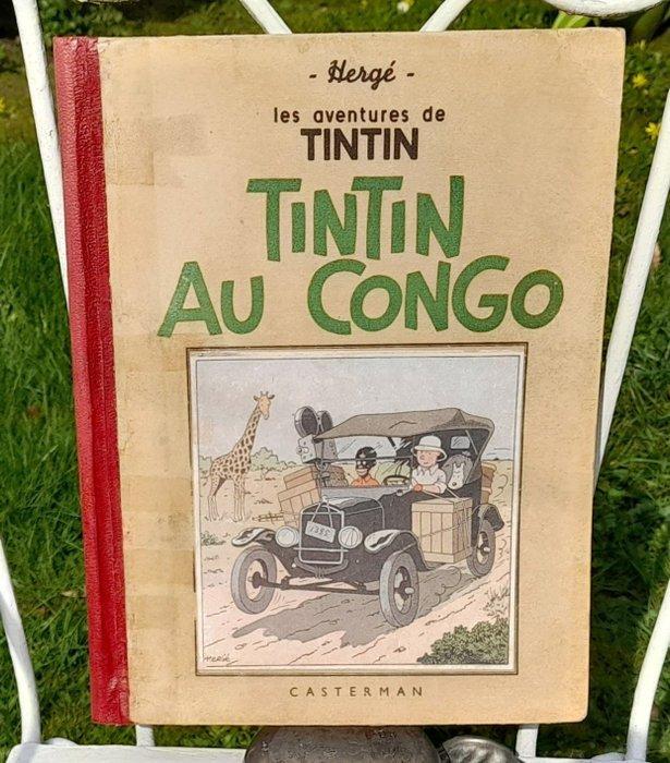 Tintin T2 - Tintin au Congo (A14) - 20e mille - N&B - C - 1, Livres, BD