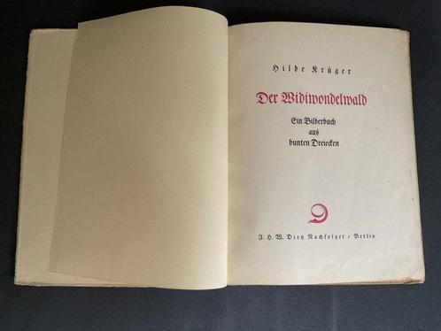 Hilde Krüger - Der Widiwondelwald - Ein Bilderbuch aus, Antiek en Kunst, Antiek | Boeken en Manuscripten