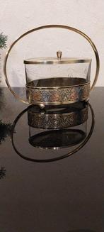 Présentoir à gâteaux - Laiton, Verre