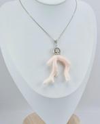 Koraal - Zilver - Ketting met hanger - ROZÉ CORALLO, Antiek en Kunst