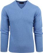 Suitable Lamswol Trui V-Hals Blauw maat Maat 52/54 (L) Heren, Kleding | Heren, Verzenden, Nieuw, Maat 52/54 (L), Suitable