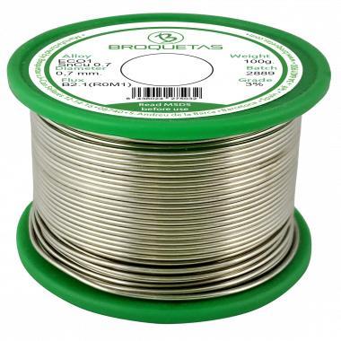 Broquetas 0,7 mm Premium Loodvrije Soldeertin met Harskern, Doe-het-zelf en Bouw, Overige Doe-Het-Zelf en Bouw, Verzenden