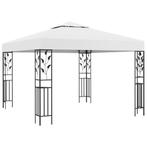 vidaXL Prieel 180 g/m² 3x3 m wit, Tuin en Terras, Partytenten, Verzenden, Nieuw