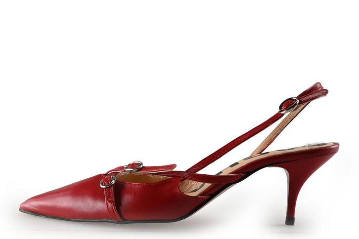 Sacha Slingbacks in maat 37 Rood, Kleding | Dames, Schoenen, Rood, Gedragen, Verzenden