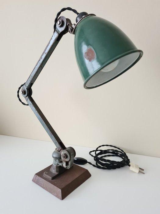 Bureaulamp - IJzer - Industriële bureaulamp, Antiek en Kunst, Antiek | Wandborden en Tegels