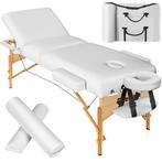 3 zones massagetafel-set Somwang met 7,5cm matras, rolkussen, Sport en Fitness, Massageproducten, Nieuw, Verzenden
