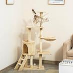Klimboom - Krabpaal - Inclusief speelgoed - Beige, Dieren en Toebehoren, Ophalen of Verzenden, Nieuw