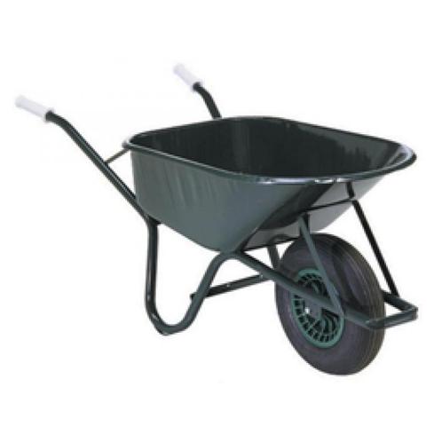 Kruiwagen gelakt 85liter zware bouw ronde neus met stalen, Doe-het-zelf en Bouw, Transportwagens, Nieuw