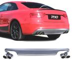 Diffuseur Pour Audi A5 Coupé Cabrio 11-17 Look S5 + Embout, Auto-onderdelen, Verzenden, Nieuw