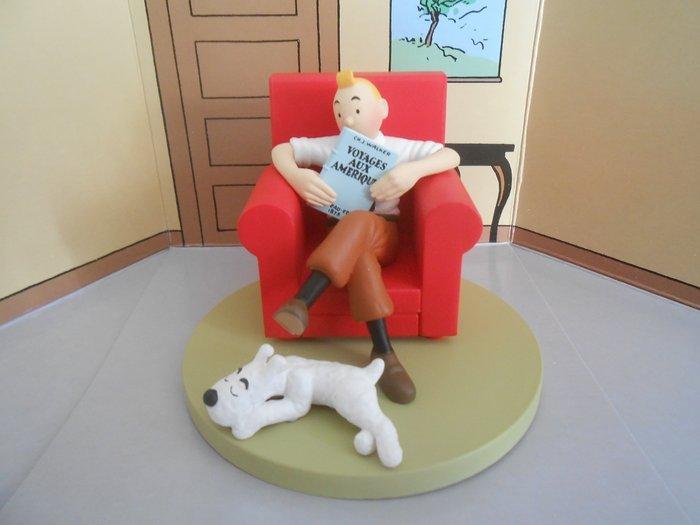 Moulinsart - Tintin - 1 - Scène cube - Tintin at home, Boeken, Strips | Comics