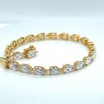 Armband - 14 karaat Geel goud - 11.90ct. tw. Diamant, Nieuw