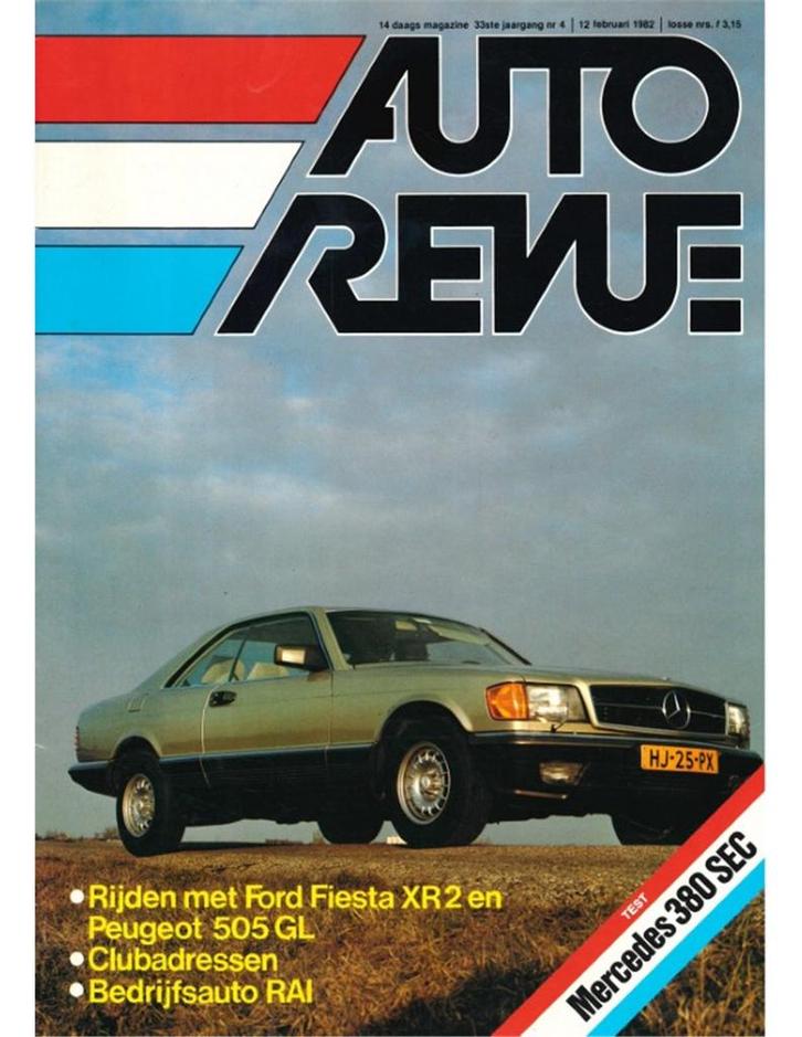 1982 AUTO REVUE MAGAZINE 04 NEDERLANDS, Boeken, Auto's | Folders en Tijdschriften, Ophalen of Verzenden