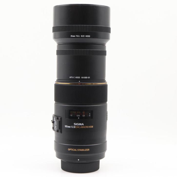 Sigma 105mm F/2.8 EX DG Macro OS HSM Nikon FX | Tweedehands, Audio, Tv en Foto, Foto | Lenzen en Objectieven, Zo goed als nieuw