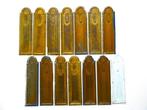 Decoratief ornament (14) - 14 Art Nouveau decoratie schild