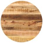 Tafelblad Mangohout Ã80 - Retour Deal - Makeover! 40% ko., 50 tot 100 cm, Verzenden, Rond, Nieuw