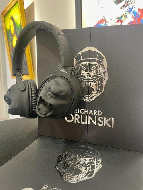 Richard Orlinski (1966) - sculptuur, Headphones Kong (matt, Antiek en Kunst, Kunst | Schilderijen | Modern
