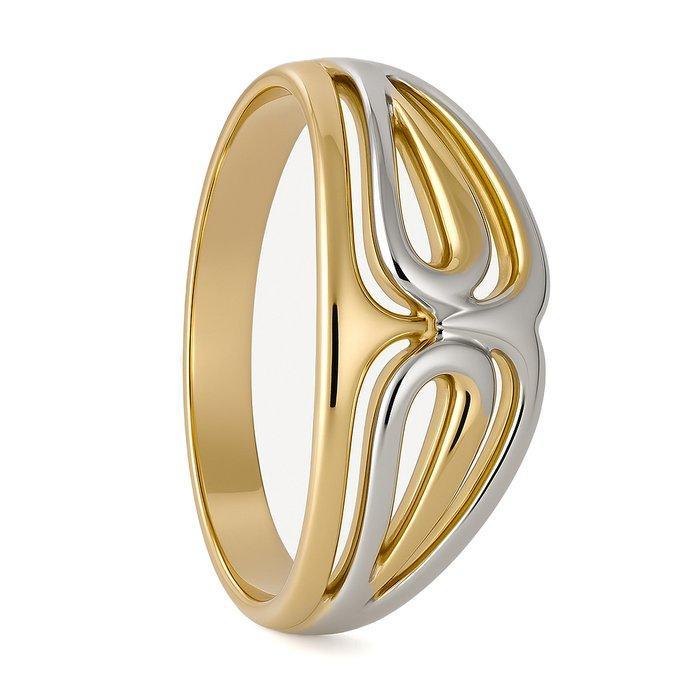 Ring - 18 karaat Geel goud, Witgoud, Handtassen en Accessoires, Ringen