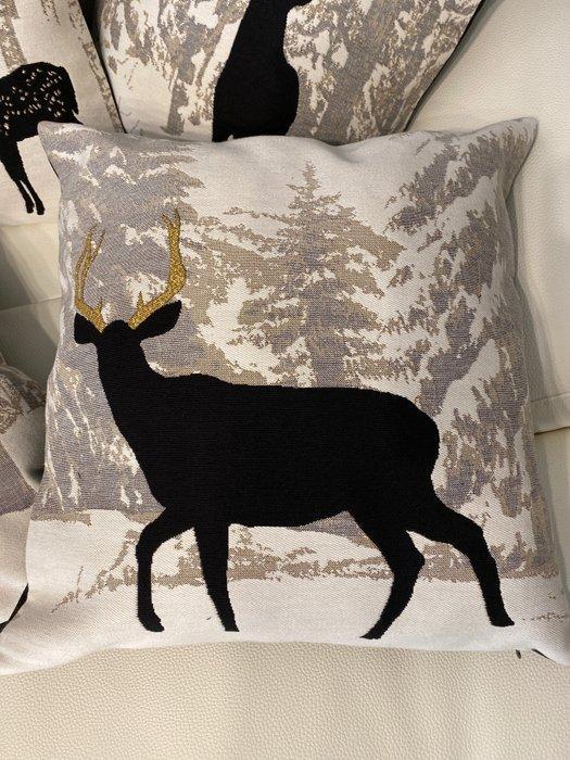 San Leucio top quality Paar exclusieve kussens met herten in, Diversen, Kerst
