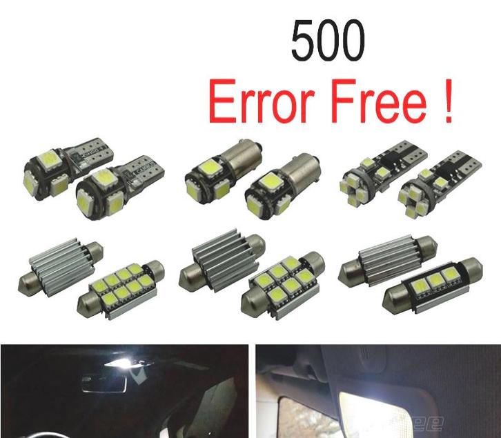 Kit 7 Ampoules Led Intérieur Pour Fiat 500 07-17, Auto-onderdelen, Verlichting, Verzenden
