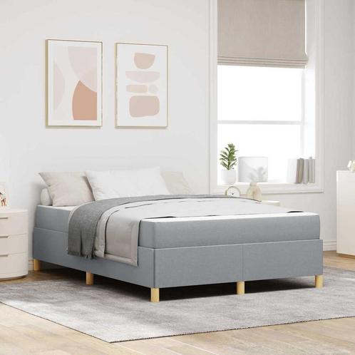 vidaXL Boxspring bed Anders 140 x 200 cm Stof, Huis en Inrichting, Slaapkamer | Bedden, Nieuw, Verzenden