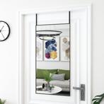 vidaXL Deurspiegel 50x100 cm glas en aluminium zwart, Huis en Inrichting, Woonaccessoires | Spiegels, Verzenden, Nieuw