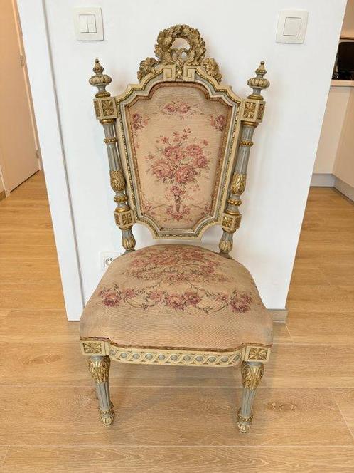Een paar Louis XVI stijl Napoleon III stoelen - Chaise (2) -, Antiek en Kunst, Antiek | Meubels | Stoelen en Sofa's