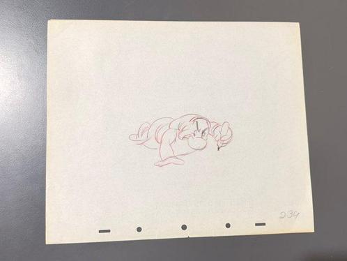 Walt Disney - Animatietekening van Grumpy (1937) - Snow, Boeken, Strips | Comics