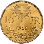 Zwitserland. 10 Francs 1922 10 Francs Swiss Gold Vreneli, Postzegels en Munten, Edelmetalen en Baren