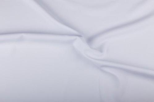 Burlington wit - Polyester stof 25m op rol - Aanbieding!, Hobby en Vrije tijd, Stoffen en Lappen, Verzenden