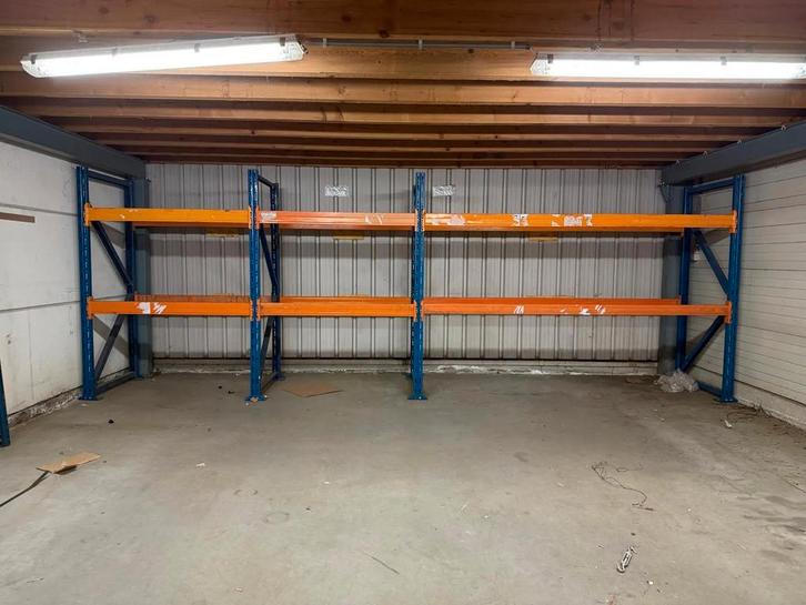 Palletstelling in goede staat 5,5 lopende meter 90cm diep..., Zakelijke goederen, Kantoor en Winkelinrichting | Magazijn, Stelling en Opslag