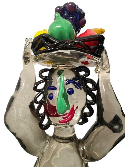 Juan García Ripollés (1932) - Mujer con frutas, Antiquités & Art, Art | Peinture | Moderne