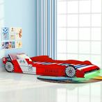 vidaXL Kinderbed raceauto met LED-verlichting rood 90x200 cm, Enfants & Bébés, Verzenden