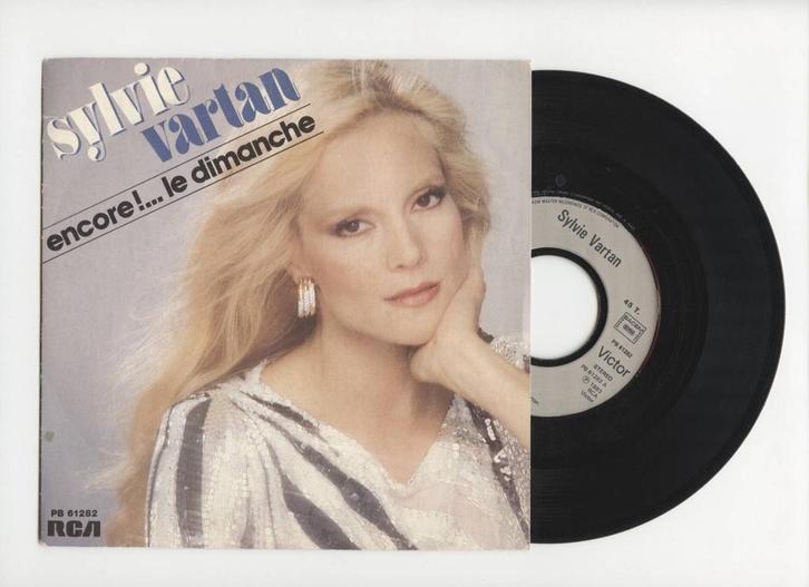 Sylvie Vartan – Encore !... / Le Dimanche (1-7-Vinyl-Single, CD & DVD, Vinyles Singles, Enlèvement ou Envoi