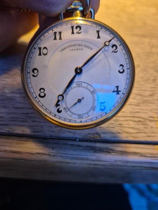 chronometre inter Geneve - 10912 - 1850-1900, Handtassen en Accessoires, Horloges | Heren