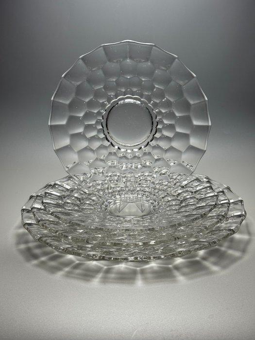 Val Saint Lambert - Bord - Service ECAILLES - Kristal, Antiek en Kunst, Antiek | Meubels | Tafels