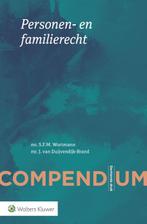 Compendium van het personen- en familierecht 9789013142341, Boeken, Gelezen, S.F.M. Wortmann, J. van Duijvendijk-Brand, Verzenden