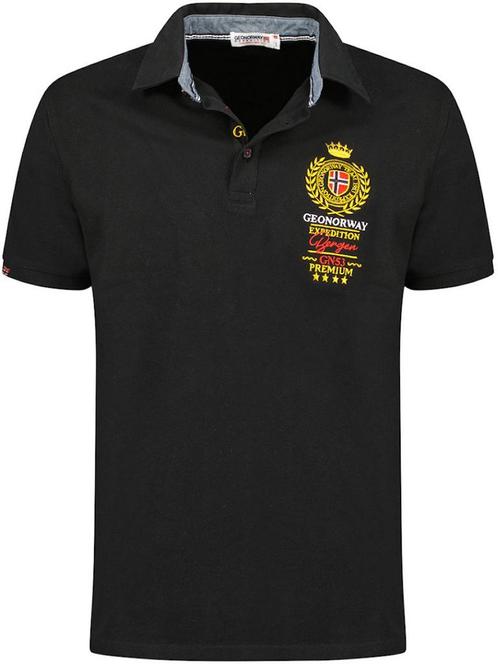 Geographical Norway Heren Expedition Polo Kauri Zwart, Vêtements | Hommes, T-shirts, Envoi