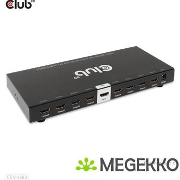 CLUB3D 1 to 8 HDMI Splitter Full 3D and 4K60Hz(600MHz), Verzenden