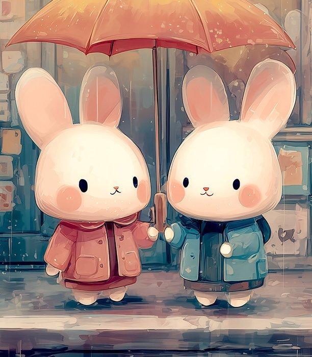 Hana Noé - The Shared Umbrella, Antiek en Kunst, Kunst | Designobjecten