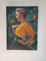 Sarah Creek - Lady in Yellow, Antiek en Kunst