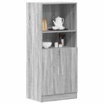 vidaXL Armoire de cuisine sonoma gris 57x41,5x131,5 cm, Maison & Meubles, Verzenden, Neuf