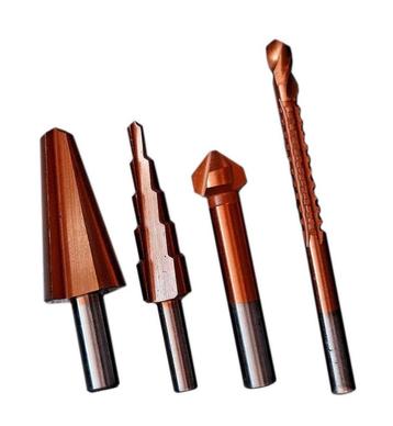 Set van diverse boren (stappenboor, verzinkboor, ..), Verzenden