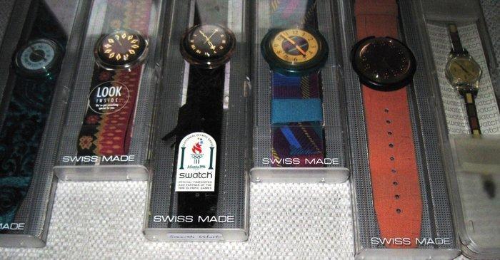 Swatch - PWK188 PWM101 PMB102 PWK174 PWBK128 LK276G - Zonder, Handtassen en Accessoires, Horloges | Heren