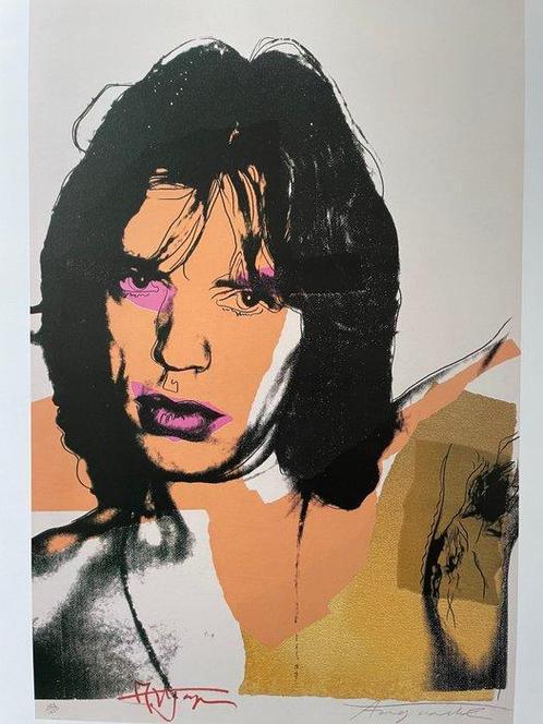 Andy Warhol - Mick Jagger, Antiek en Kunst, Kunst | Tekeningen en Fotografie