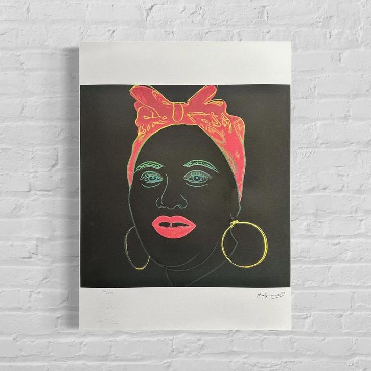 Genummerde Editie ANDY WARHOL Kleurling Vrouw Myths, Antiek en Kunst, Kunst | Litho's en Zeefdrukken, Verzenden