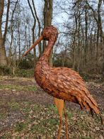 Sculpture, Grote kraanvogel - 110 cm - Fer, Métal
