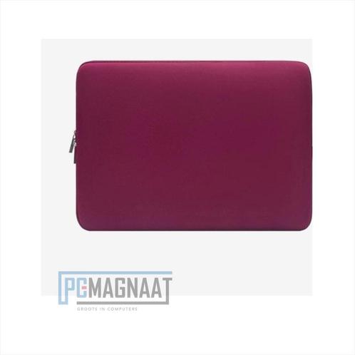 Waterdichte laptopsleeve  Soft Touch 11,6 inch bordeaux rood, Computers en Software, Laptoptassen, Nieuw, Ophalen of Verzenden