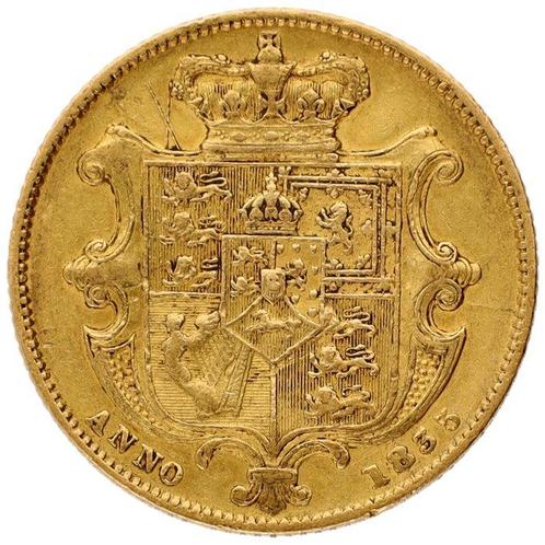 Verenigd Koninkrijk. William IV. 1 Sovereign 1835, Postzegels en Munten, Munten | Europa | Niet-Euromunten