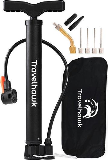 Tweedekans | Travelhawk Mini Fietspomp - Dubbele Ventielkop beschikbaar voor biedingen