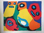 Karel Appel (1921-2006) - Toutes ces têtes, Antiquités & Art